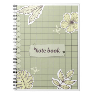 Cuaderno Mariposas de flores lindas