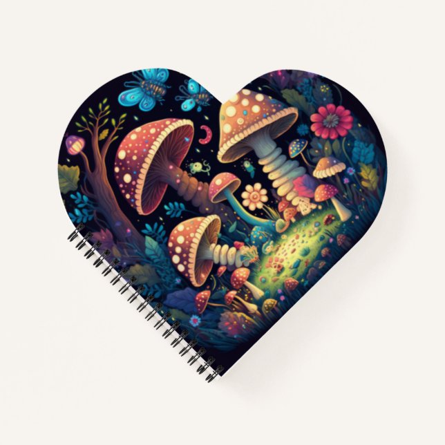 Cuaderno Mariposas de hongos mágicos (Anverso)