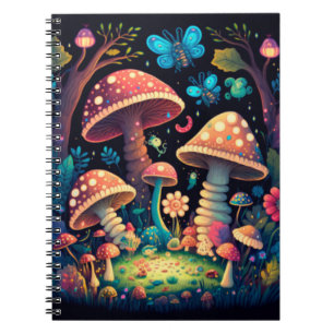 Cuaderno Mariposas de hongos mágicos