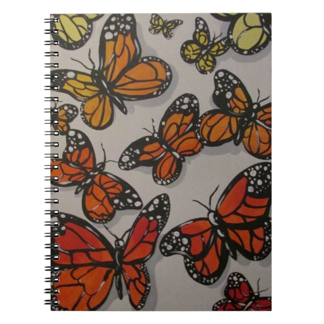 Cuaderno Mariposas de Ombré (Frente)