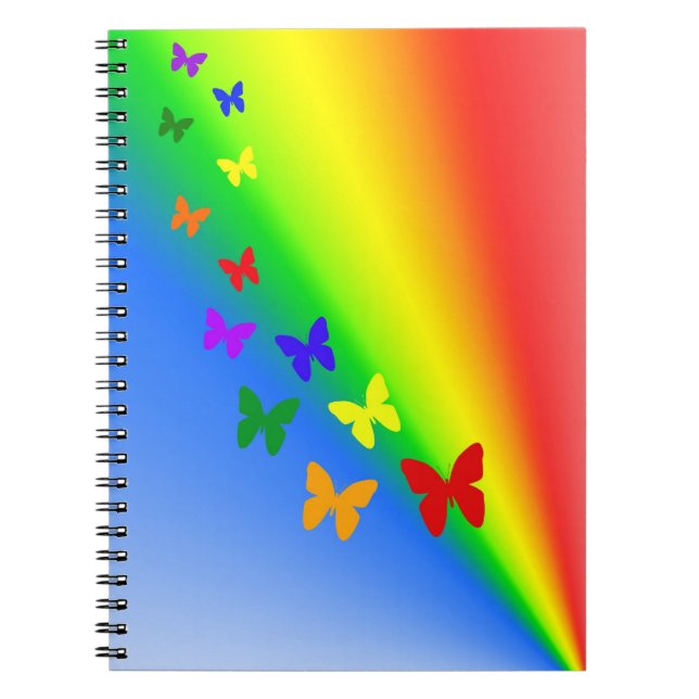 Cuaderno Mariposas del arco iris (Frente)