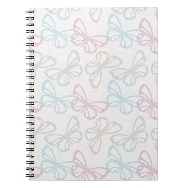 Cuaderno Mariposas dispersas (escala media) (Frente)