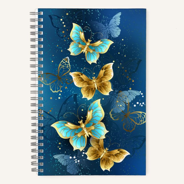 Cuaderno Mariposas doradas (Anverso)