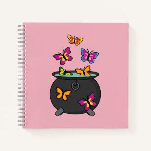 Cuaderno Mariposas mágicas de un Cauldron