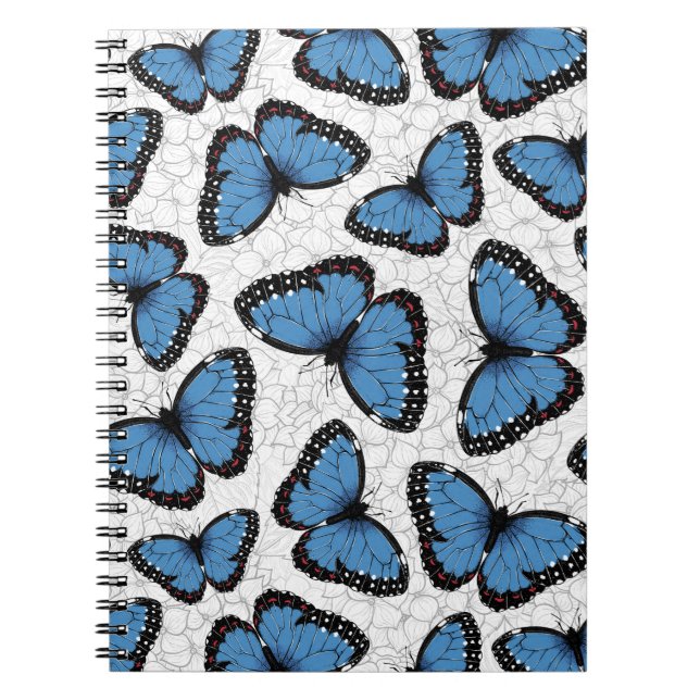 Cuaderno Mariposas morfo azules (Frente)