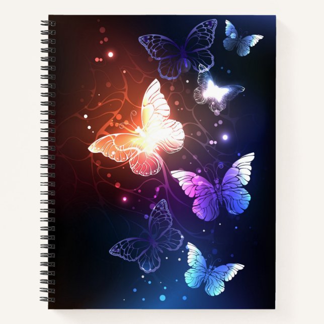 Cuaderno Mariposas nocturnas brillantes (Anverso)