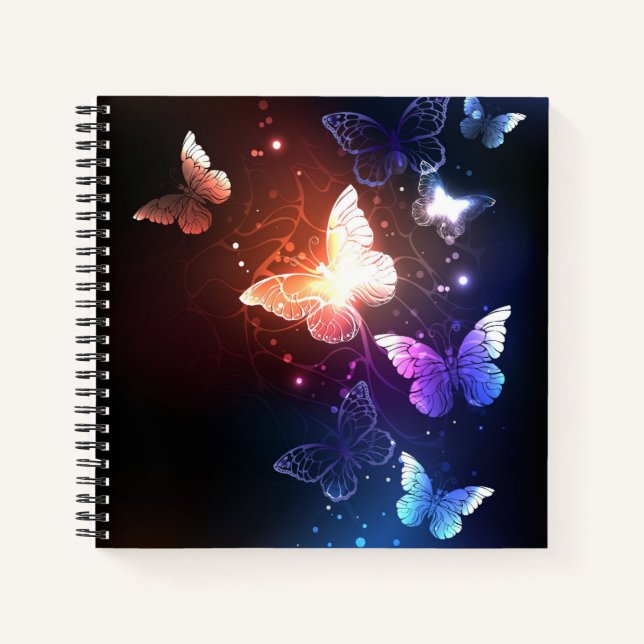 Cuaderno Mariposas nocturnas brillantes (Anverso)