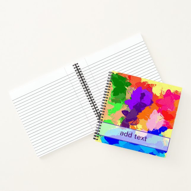 Cuaderno Mariposas Rainbow Kaleidoscope (Interior)