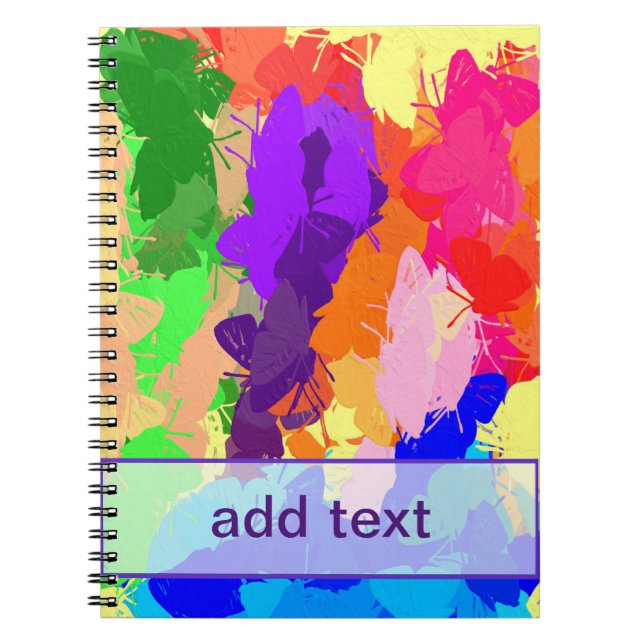 Cuaderno Mariposas Rainbow Kaleidoscope (Frente)