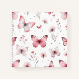 Cuaderno Mariposas Rosadas