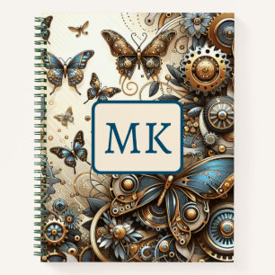 Cuaderno Mariposas Steampunk Vintage 