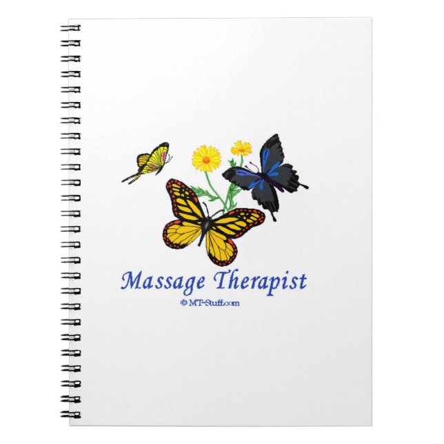 Cuaderno Mariposas terapeutas de masaje (Frente)