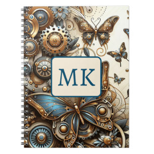 Cuaderno Mariposas Vintage Steampunk