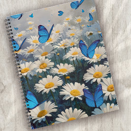 Cuaderno Mariposas y daises