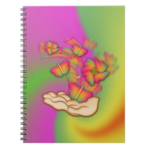 Cuaderno Mariposas y flores