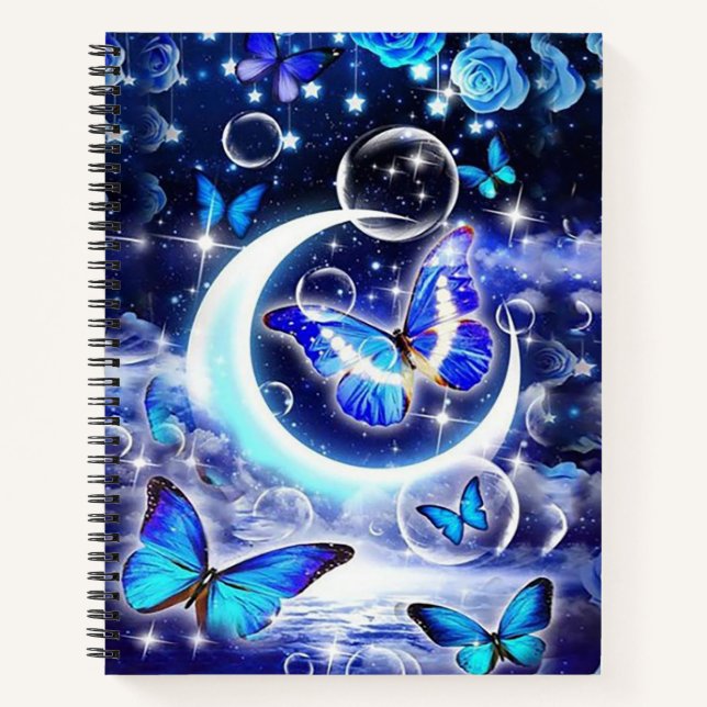 Cuaderno Mariposas y lunas (Anverso)