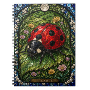 Cuaderno Mariquita, Vidrio de Iglesia Flor de Pradera