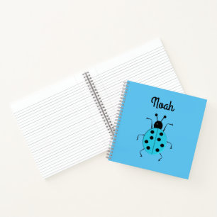 Cuaderno mariquitas lindas, personalizadas