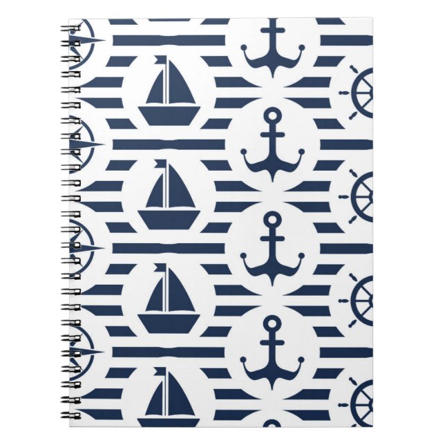 Cuaderno Marítimo en modelo azul (Frente)