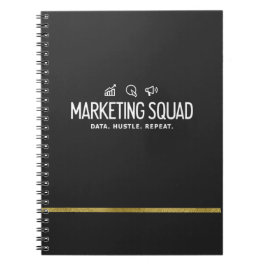 Cuaderno Marketing Squad – Data. Hustle. Repeat.