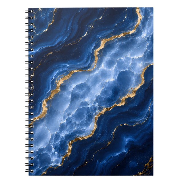 Cuaderno Mármol Ágata Zafiro de Lujo (Frente)
