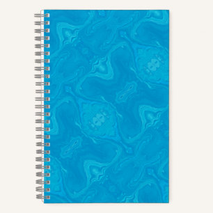 Cuaderno Mármol Azul Abstracto HP Lap Personalizado