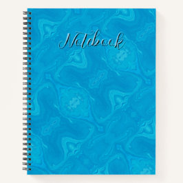 Cuaderno Mármol Azul Abstracto HP Lap Personalizado