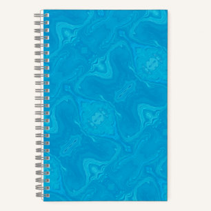Cuaderno Mármol Azul Abstracto HP Lap Personalizado