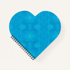 Cuaderno Mármol Azul Abstracto HP Lap Personalizado
