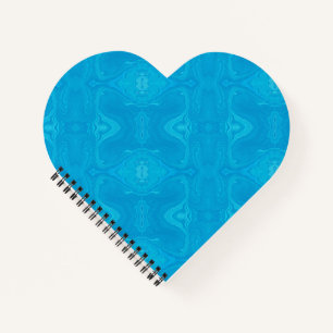 Cuaderno Mármol Azul Abstracto HP Lap Personalizado