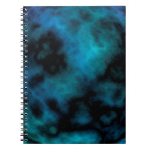 Cuaderno Mármol azul de imitación