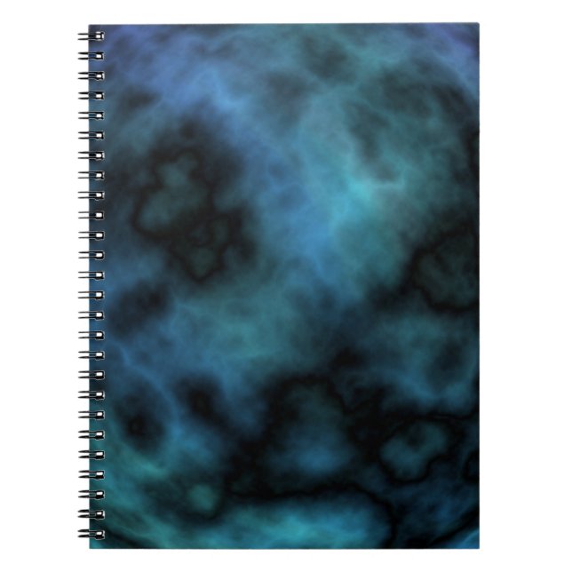 Cuaderno Mármol azul de imitación (Frente)