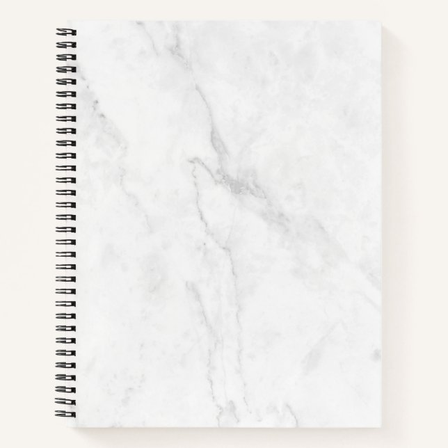 Cuaderno Mármol Blanco (Anverso)