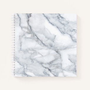 Cuaderno Mármol blanco Carrara Calacatta Textura