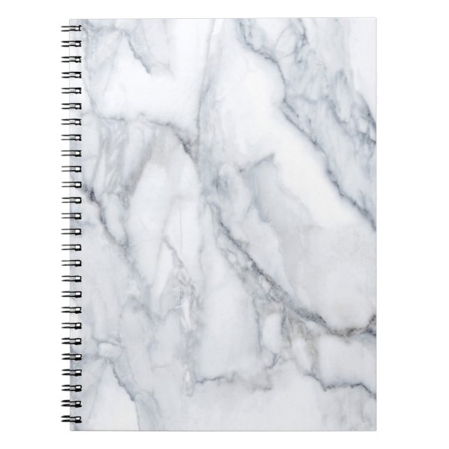 Cuaderno Mármol blanco Carrara Calacatta Textura (Frente)