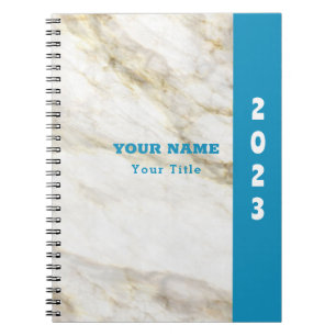 Cuaderno Mármol Blanco Clásico y Funcional