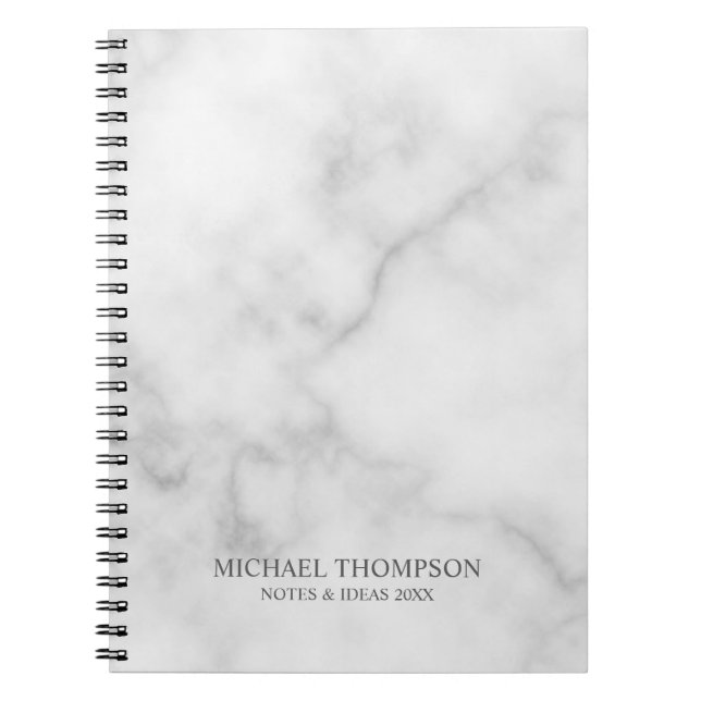 Cuaderno Mármol blanco profesional (Frente)