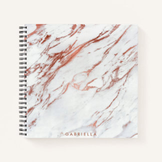 Cuaderno Mármol de oro Rosa