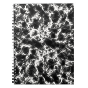 Cuaderno Mármol dorado blanco y negro