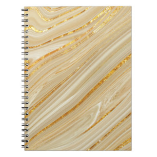 Cuaderno Mármol dorado: fondo de textura de lujo.