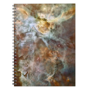 Cuaderno Mármol en colores pastel en la nebulosa de Carina