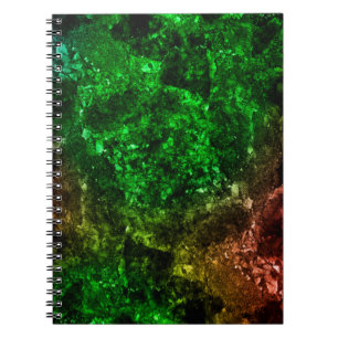 Cuaderno Mármol multicolor en motivos naturales La mezcla d