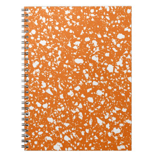 Cuaderno mármol naranja tangerina