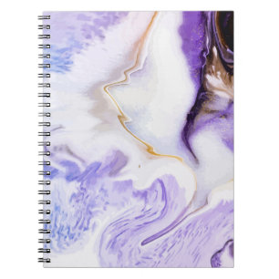 Cuaderno Mármol púrpura abstracto