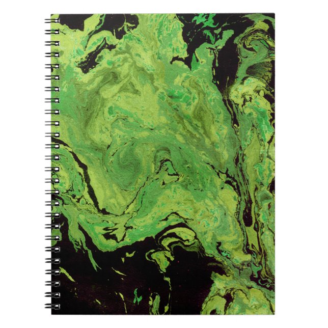 Cuaderno Mármol verde negro (Frente)