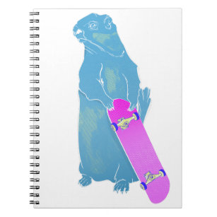 Cuaderno Marmot Woodchuck skateboarding