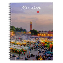 Cuaderno Marrakech, Marruecos - Plaza Jemaa el Fnaa
