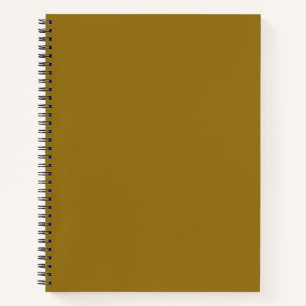 Cuaderno Marrón bistre (color sólido)