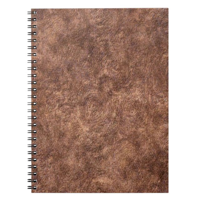 Cuaderno Marrón de nueces masculinas rusas (Frente)