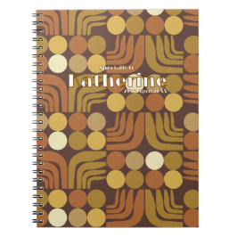 Cuaderno Marrón oscuro bohemio